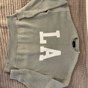 PacSun Gray Knit Sweater Unisex